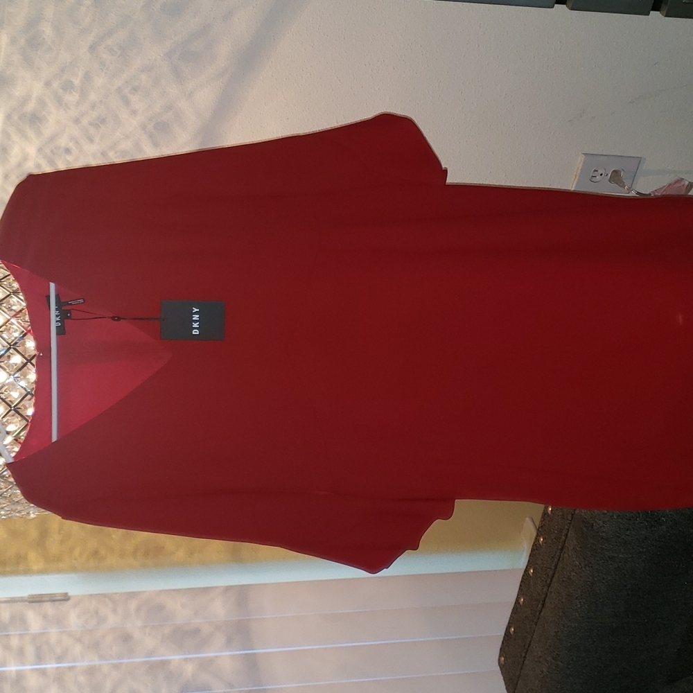 DKNY BEAUTIFUL RED DRESS SIZE 16